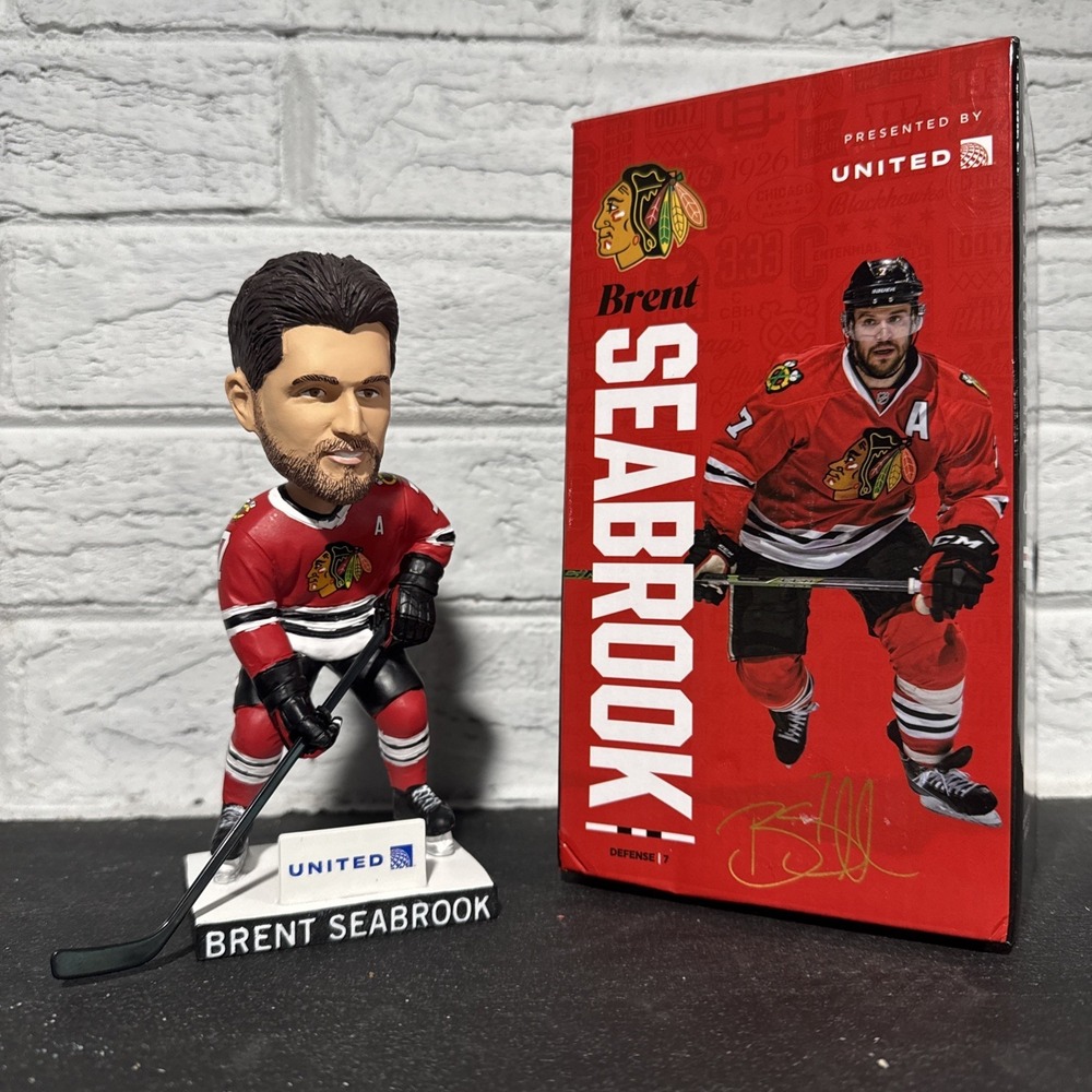2026 Chicago Blackhawks Brent Seabrook Centennial Exclusive Bobblehead